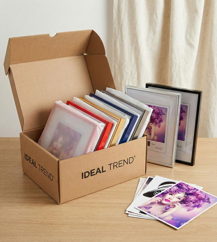 IDEAL TREND New Lifestyle Set Bilderrahmen Wanddeko Collage Poster Rahmen 2er 3er 5er Pack: Farbe: 2