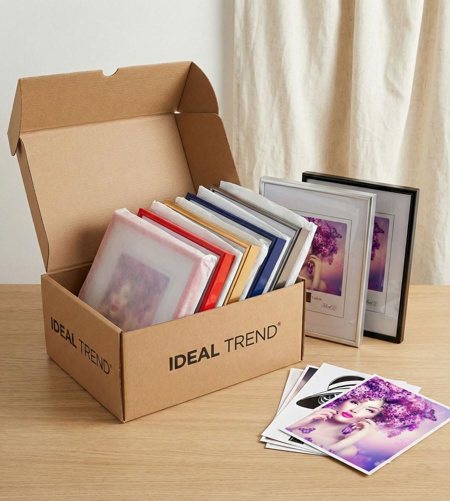 IDEAL TREND New Lifestyle Set Bilderrahmen Wanddeko Collage Poster Rahmen 2er 3er 5er Pack: Farbe: 3