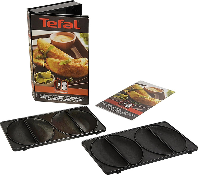 Tefal XA8008 Snack Collection Platte Teigtaschen/Empanadas Nummer 8| passend | Inklusive Rezeptbuch