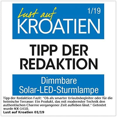Lunartec Campinglaterne: 2er-Set ultra helle LED-Sturmlampen, Akku, 200 lm, 3 Watt (Sturmlaterne Akk