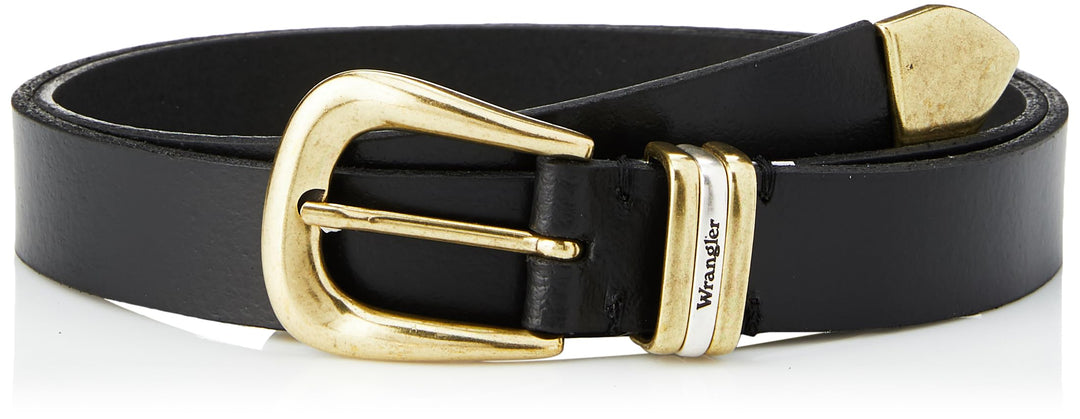 Wrangler Damen Triple Loop Belt 90 Schwarz, 90 Schwarz