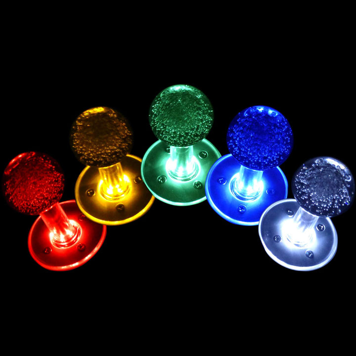Arcade LED Joystick SANWA Style Fight Game Joystick LED Stick Retro Joy Circular Octagonal Limiter f
