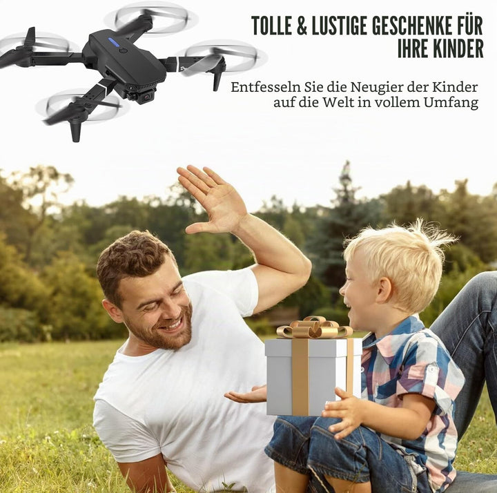 Drohne mit Kamera 4K,Mini Drone mit 2 Akkus und Handtasche für Anfänger | One KeyStart/Landen,Höhenh