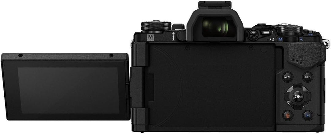Olympus OM-D E-M5 Mark II Kit, Micro Four Thirds Systemkamera (16.1 Megapixel, 5-Achsen Bildstabilis