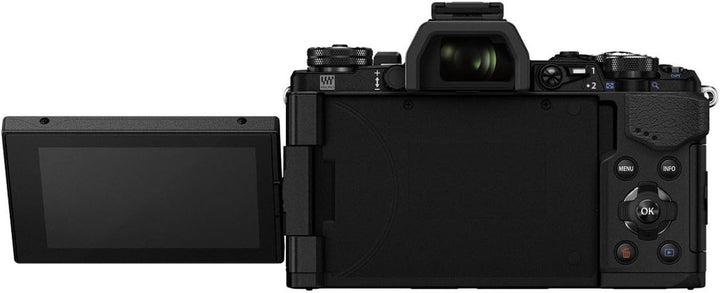 Olympus OM-D E-M5 Mark II Kit, Micro Four Thirds Systemkamera (16.1 Megapixel, 5-Achsen Bildstabilis