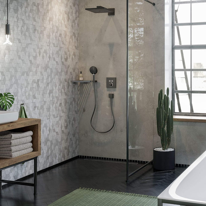 hansgrohe Unterputz Theromstat Shower Select, für 2 Funktionen, Brushed Black Chrome Brushed Black C