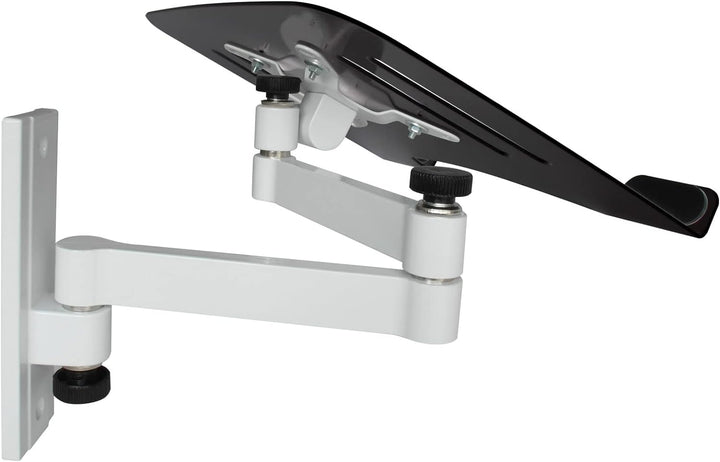 Drall Universal Wandhalterung Halterung für Laptop Netbook Tablet PC - weiss - mit Notebook Adapterp