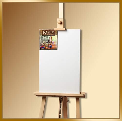 Ramix 10er Set 80x60 cm Leinwand Keilrahmen Weiss Stabilen Viele Grössen Breite 80 cm x Höhe 60 cm,