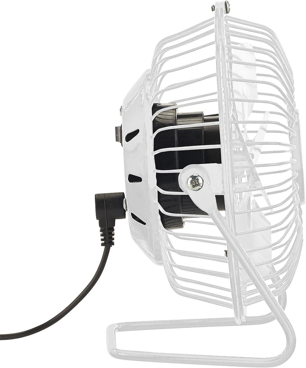 Sichler Haushaltsgeräte Ventilator Büro: 2er-Set Mini-USB-Tischventilator, Vollmetall, neigbar, 2,5
