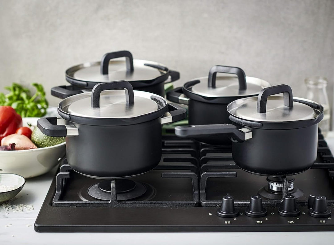 BK Flow Cool Black RVS pannenset 4-delig (1011764)