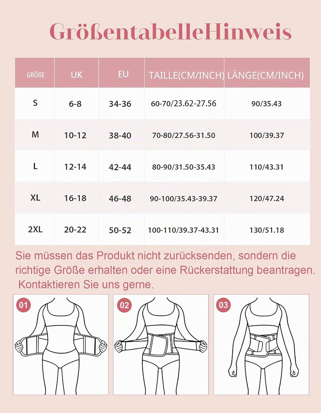 SIHOHAN Bauchweggürtel, Fitness Gürtel Verstellbarer, Taille Trimmer Gürtel Fitnessgürtel, Abnehmen