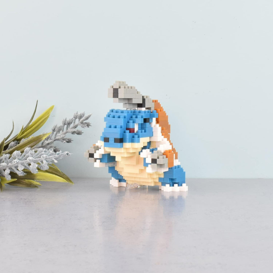 nanoblock Klemmbaustein Set Pokémon MEGA-Blastoise 250 Teile, Geschicklichkeitslevel 2, NBPM-093