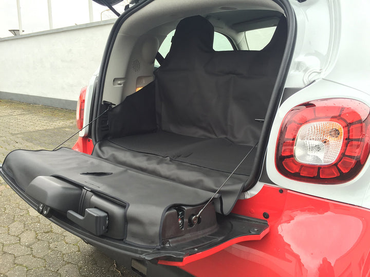 MisterDotCom Kofferraumabdeckung Hundeschutzdecke Hundeschutz smart fortwo 453