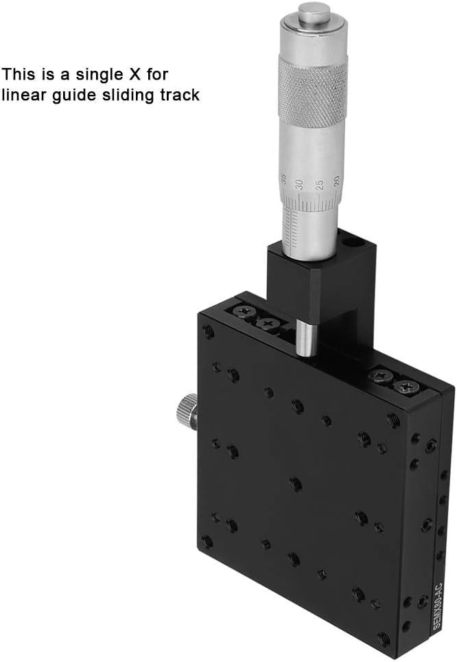 Keenso SEMX80-AC Mikrometer Manuelle Präzision Lineartisch Verschiebung Trimmen Lagerschiebetisch X-