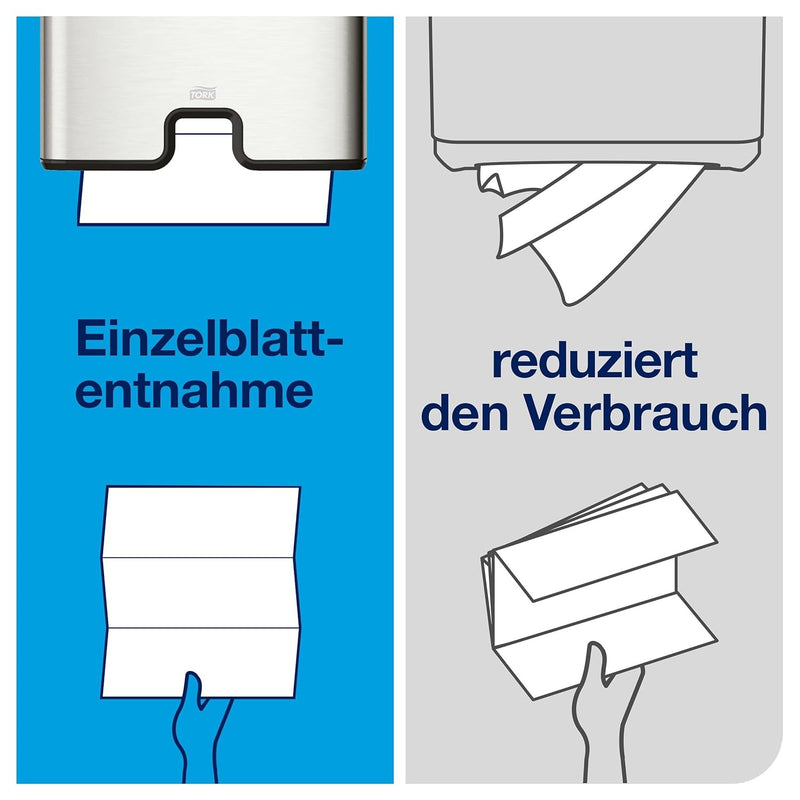 Tork Xpress weiche Multifold Papierhandtücher 120288 - H2 Advanced nachhaltige Falthandtücher für Ha