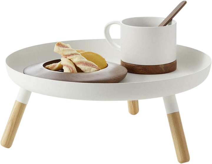 YAMAZAKI Plain Tabletttisch, Weiss, One Size, Weiss
