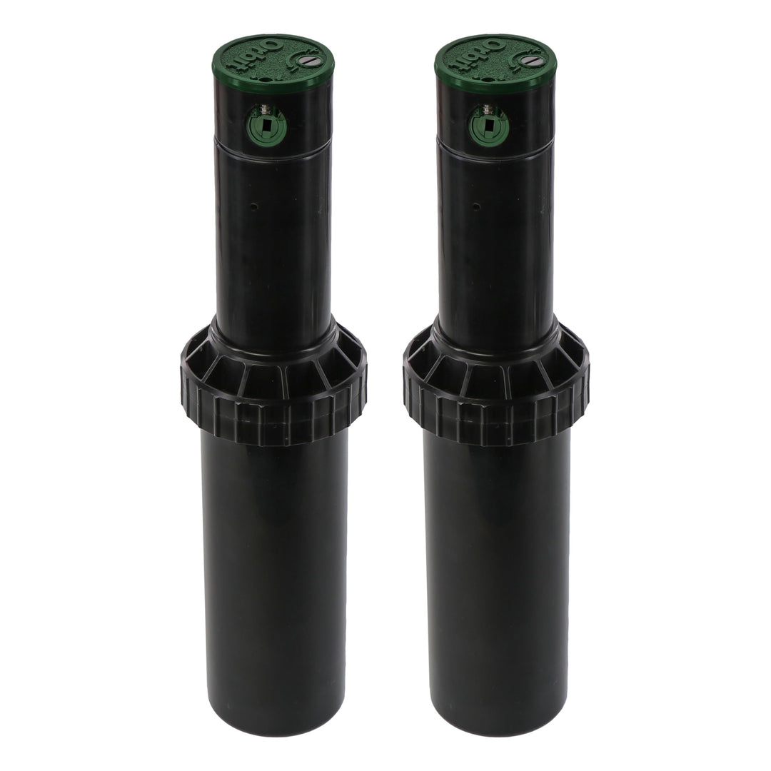 Orbit 55461 Voyager 4-Zoll verstellbar Pop-Up Drive Gear Rotor Sprinkler Spray Head, 2er Pack 1 Schw