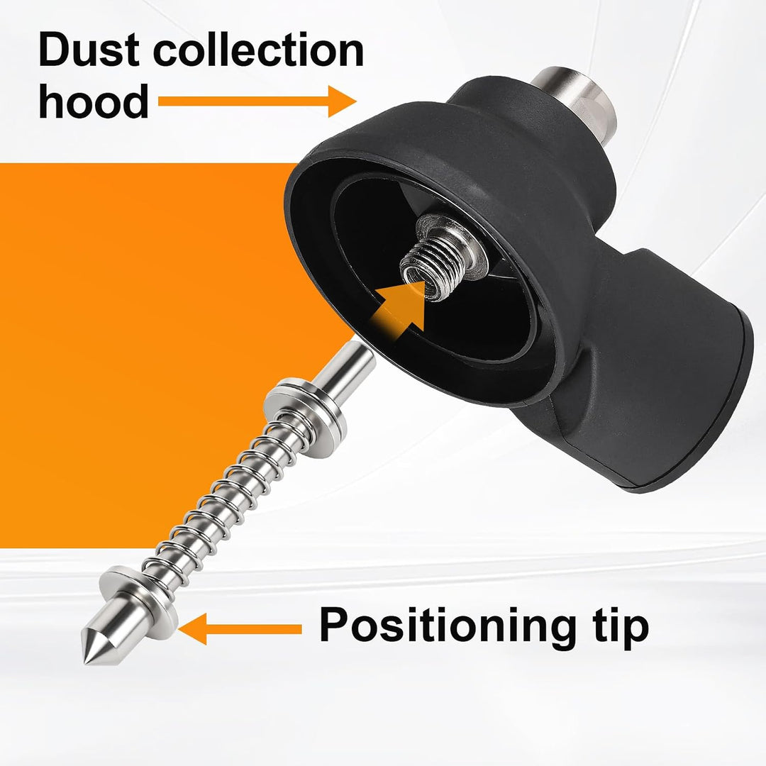CPROSP Zentrierspitze Federnd für Dosensenker 70mm Bohrtiefe mit 130mm Gesamtlänge, Zentrierspitze F