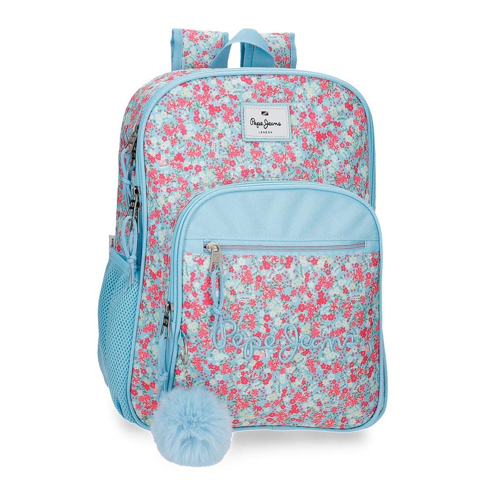 Pepe Jeans Aide Mehrfarbiger Wanderrucksack 19x23x8 cm Polyester 9,61L Kleiner Rucksack, Kleiner Ruc