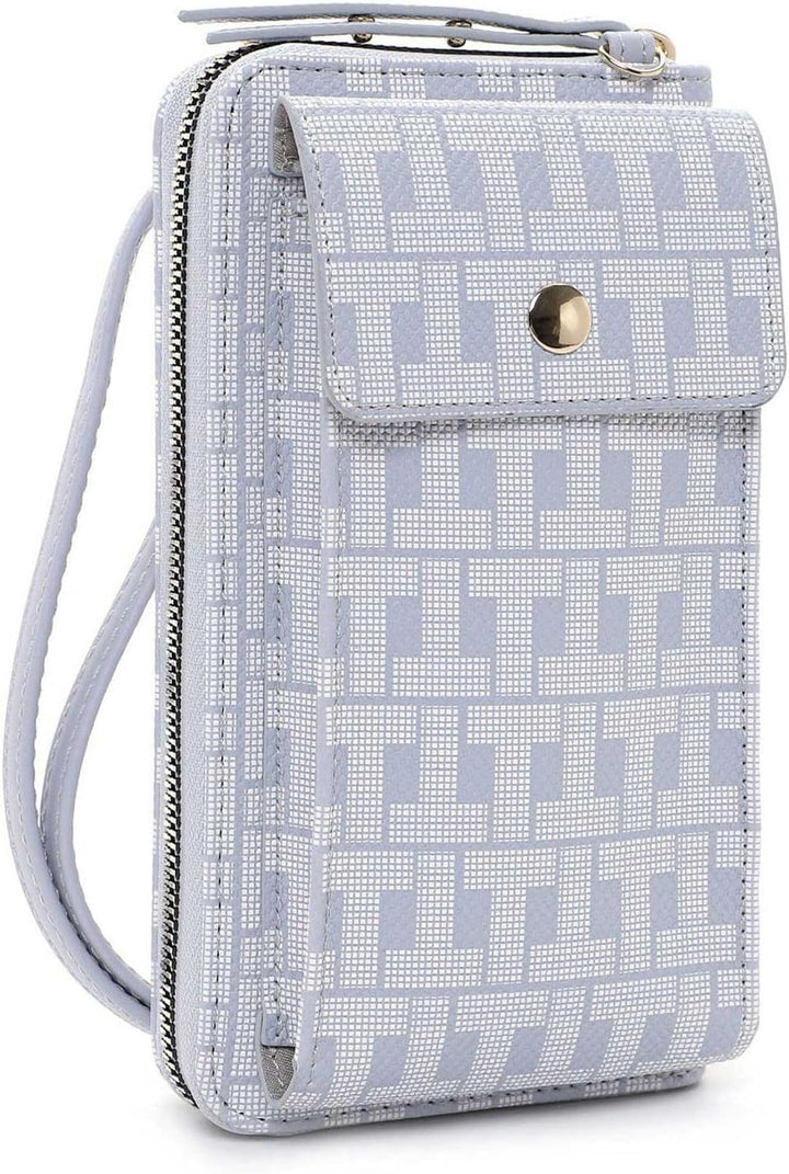 Tamaris Handyetui Linn 32268 Damen Handyetuis Ornament Einheitsgrösse Greyblue 855, Einheitsgrösse G