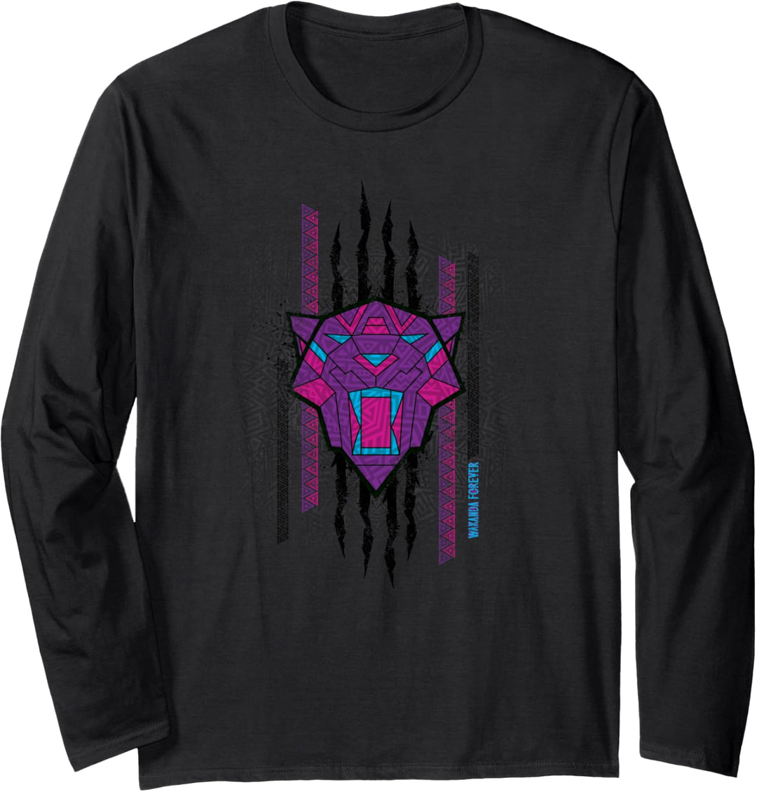 Marvel Black Panther: Wakanda Forever Movie Panther Slash Langarmshirt