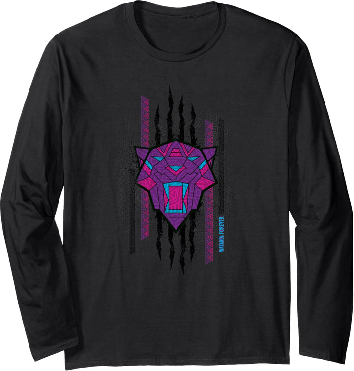 Marvel Black Panther: Wakanda Forever Movie Panther Slash Langarmshirt