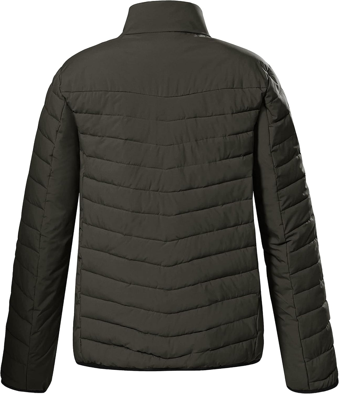Killtec Herren Kow 63 Mn Qltd Jckt Steppjacke/Jacke in Daunenoptik mit Stehkragen S grün/anthrazit,