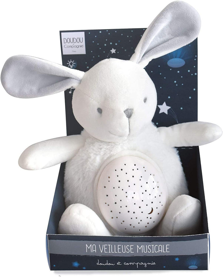 Doudou et Compagnie - DC3691 Plüschtier Nachtlicht für Kinder, Maus – Nachtlicht mit Musik und Licht