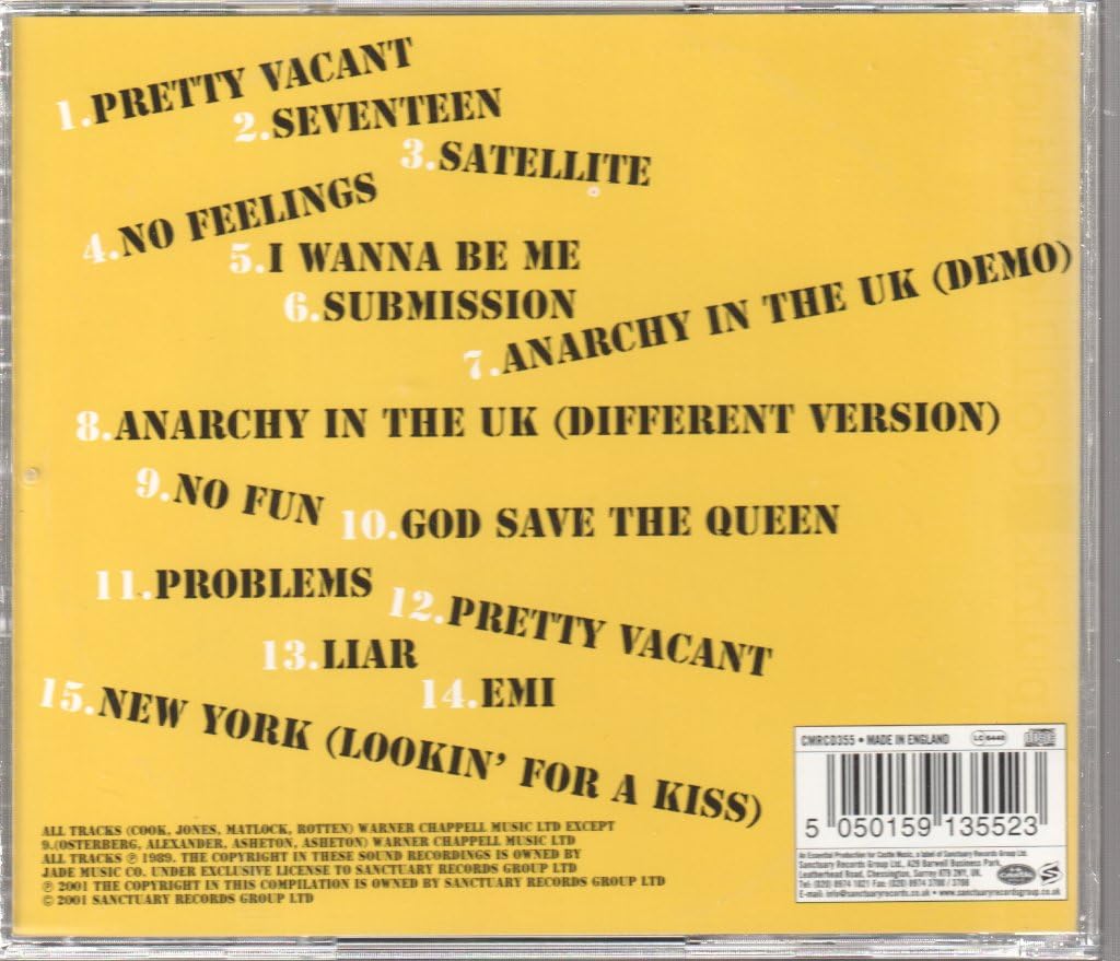 No Future U.K.?, Audio-CD