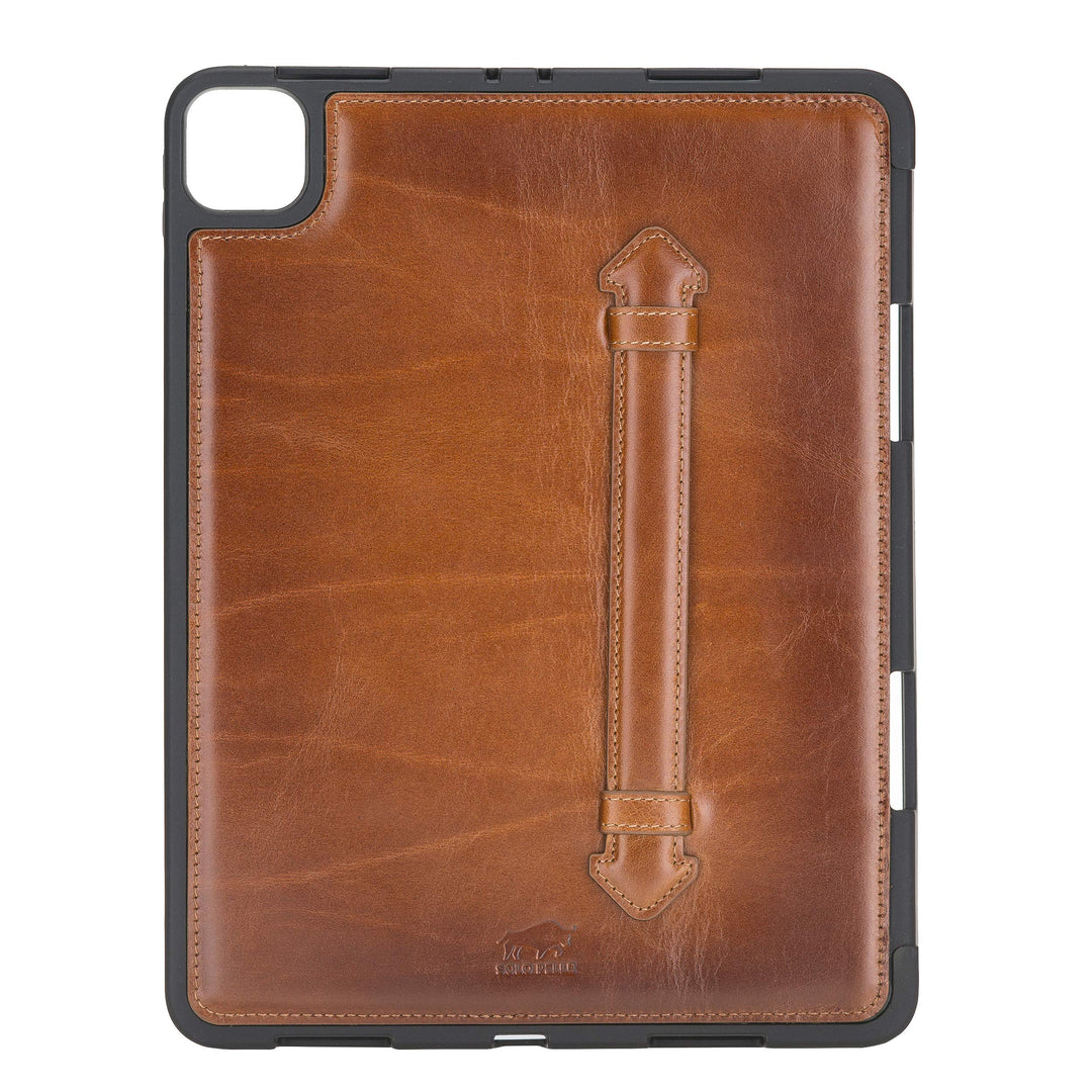 Solo Pelle Hülle geeignet für Apple iPad Pro 11" 2020 Echtleder Case aus echtem Leder. Unterstützt P