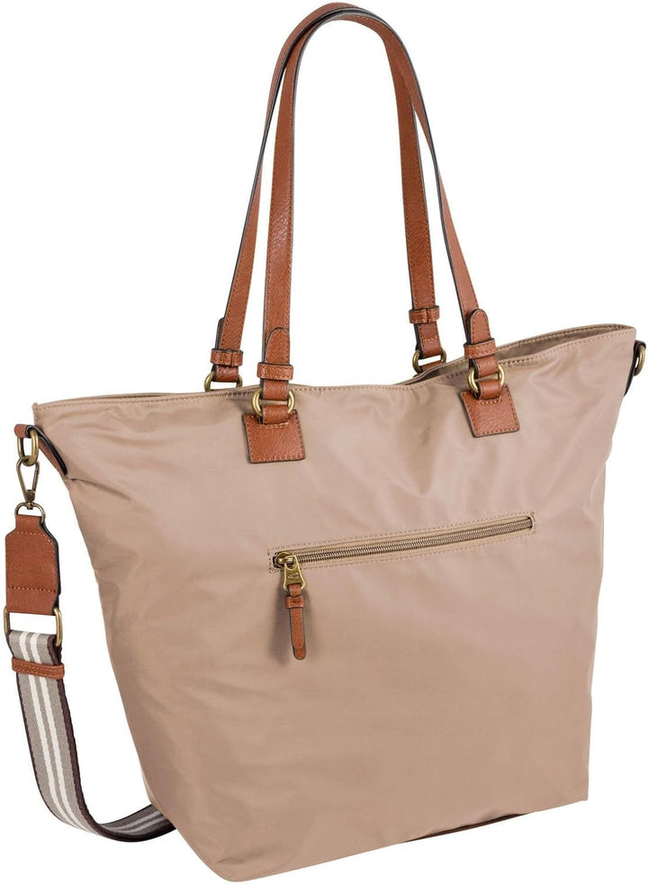 camel active Damen Bari7 Shopper 48 x 13,5 x 35 Beige, 48 x 13,5 x 35 Beige