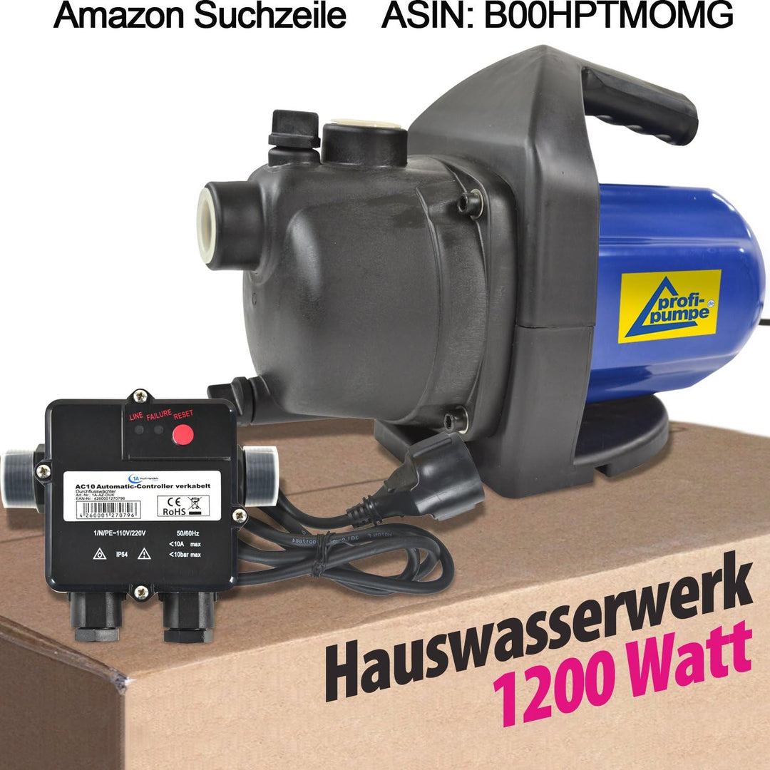 Pumpensteuerung Druckschalter Druckwächter Brio® verkabelt Automatic-Controller Durchflusswächter ve