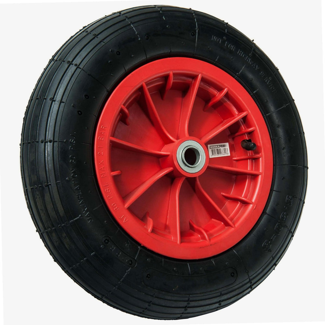 Aufblasbares Rad, 14 Zoll, 360 x 85 mm, Bohrung 20 mm D : 360 x 85 Bohrung: 20 mm, D : 360 x 85 Bohr