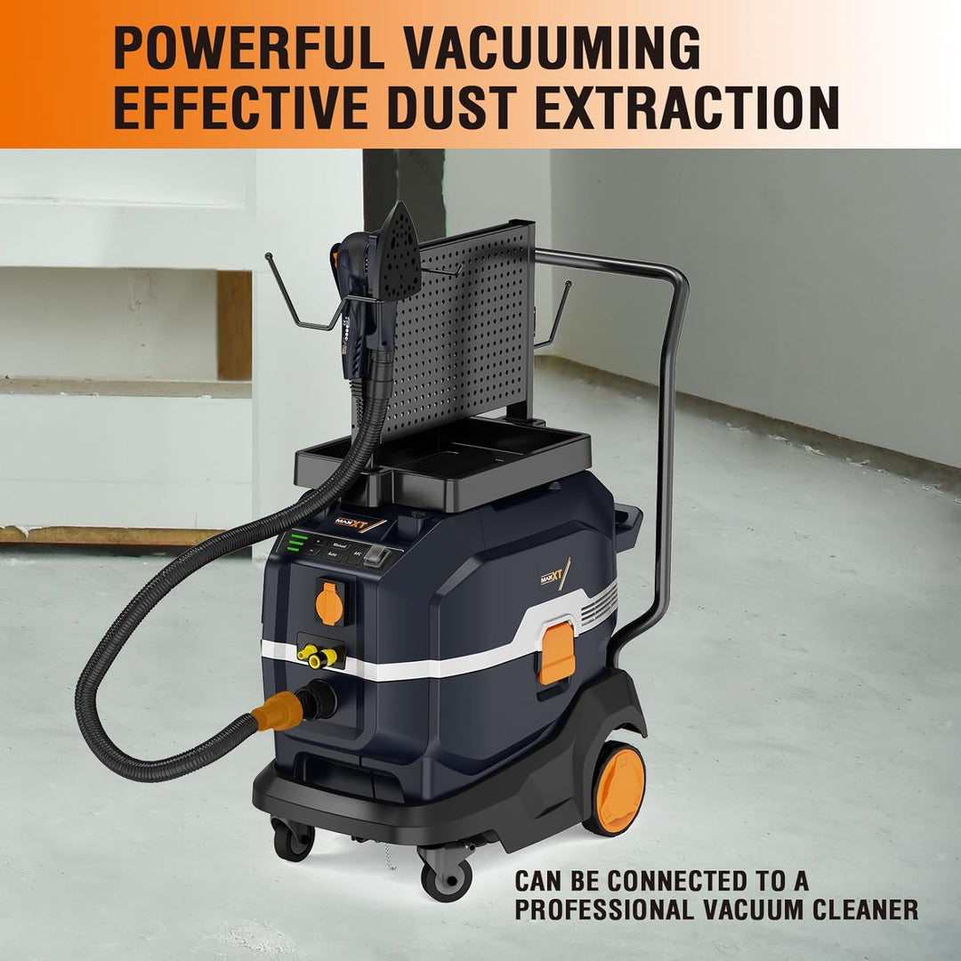 MAXXT Profi Bürstenloser 3mm Dreieck-Schleifer - 350W Starker EC Motor, Geschwindigkeitsregulierung,