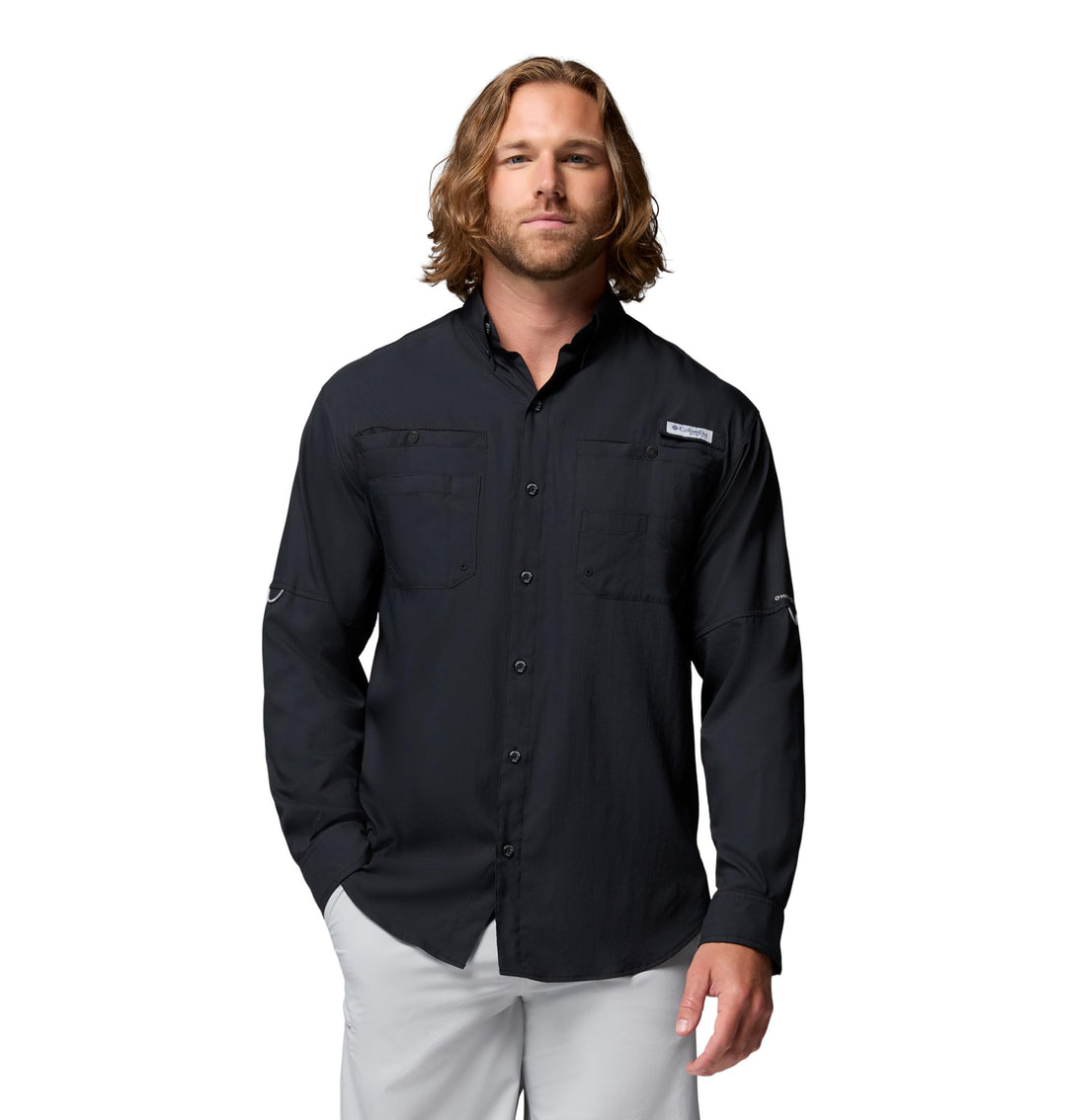 Columbia Herren Tamiami Ii Long Sleeve Shirt Langarmshirt XL Schwarz, XL Schwarz