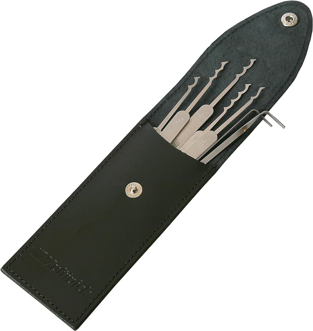 Multipick Profi Dietrich Set ELITE 7 BOGOTA Lockpicking Set 7 Teile aus hochwertigstem Federstahl in