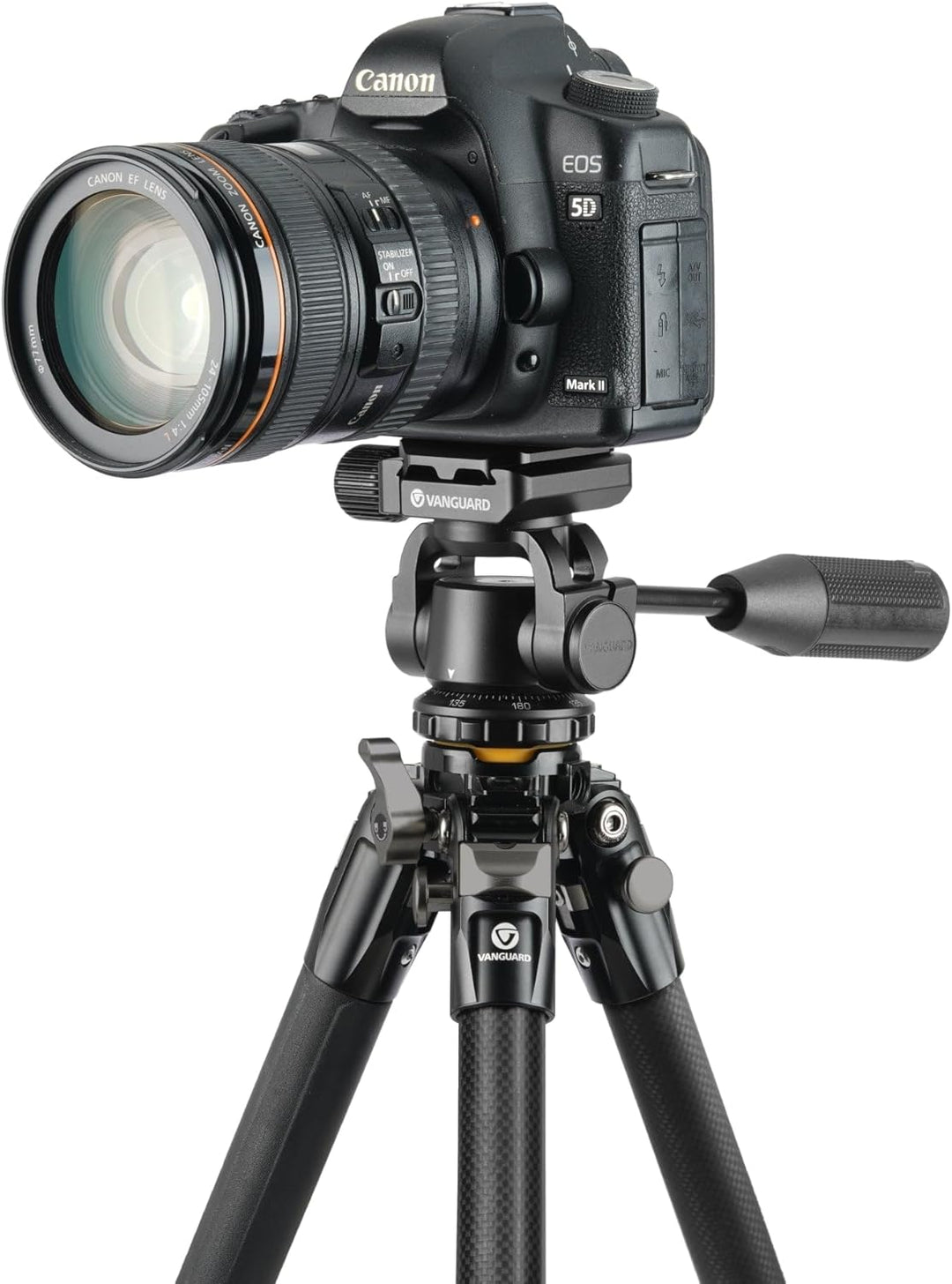 VEO 5 234CO26 - Carbonstativ für Vogelbeobachter - Traglast 6 kg 1591 mm 2-Wege schwarz, 1591 mm 2-W