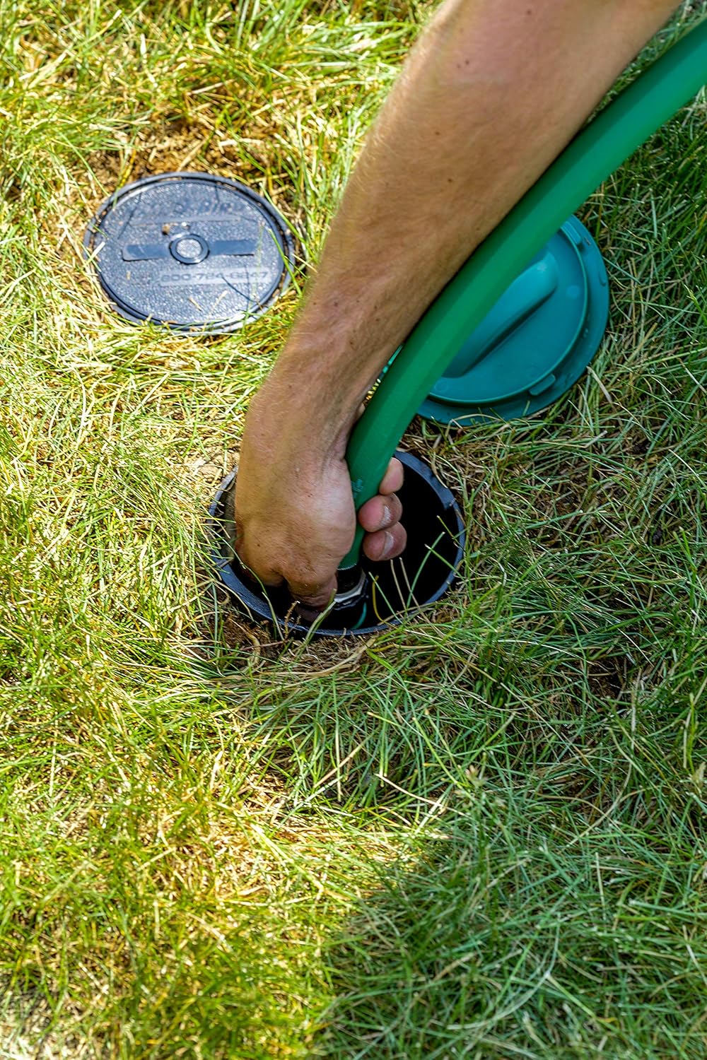 Rain Bird LG3HE In-Ground Schlagsprenger mit Click-N-Go Schlauchanschluss Impulsregner mit Click-N-G