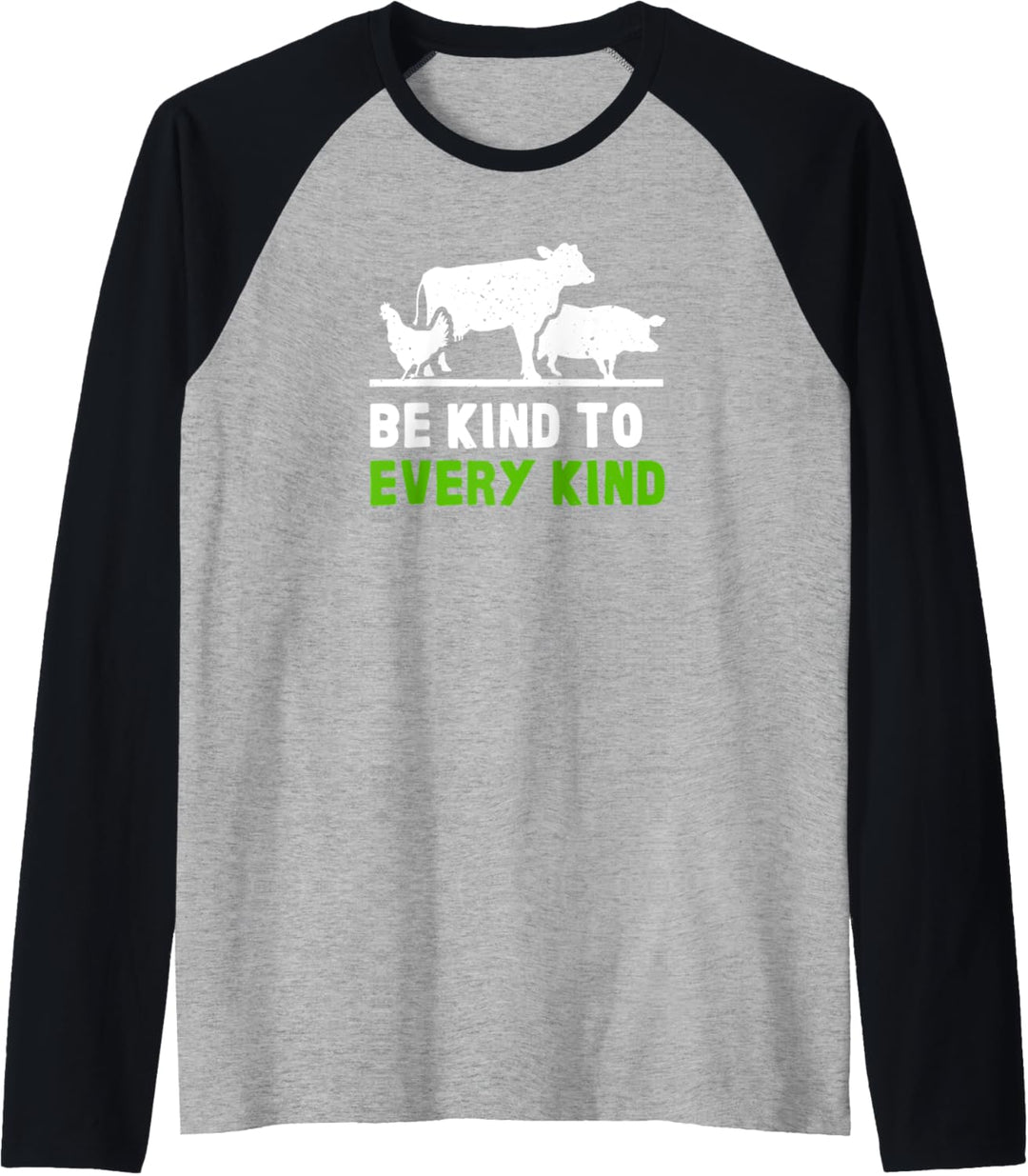 Tierschützer Vegan Vegetarier Ernährung Kochen Grün Küche Raglan