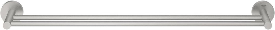 GROHE Start - Doppel- Badetuchhalter (Stichmass 600mm, Material: Metall, inkl. Schrauben und Dübel),