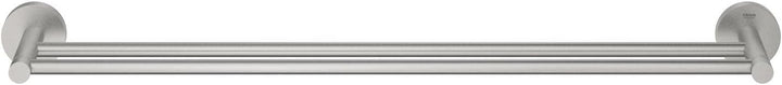 GROHE Start - Doppel- Badetuchhalter (Stichmass 600mm, Material: Metall, inkl. Schrauben und Dübel),