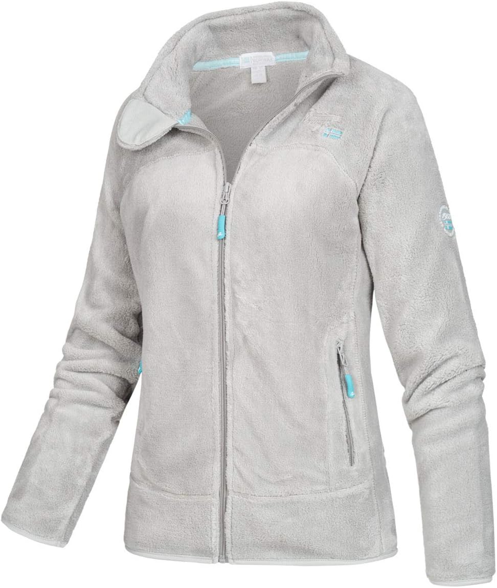 Geographical Norway Upaline Lady - Fleecejacke Damen Fine Frauen Warm Fermetur Zip - Jacke Fleece He