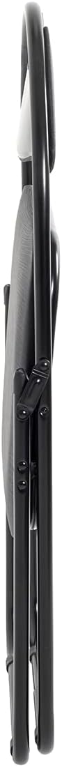 HAKU Möbel Klappstuhl 6er Set, Rücken gepolstert, schwarz, B 44 x T 47 x H 80 cm