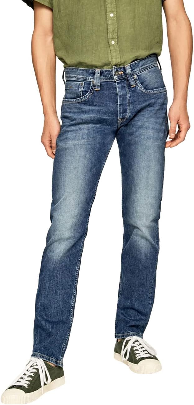 Pepe Jeans Herren CASH Jeans 30W / 30L 11oz Streaky Stretch Med, 30W / 30L 11oz Streaky Stretch Med