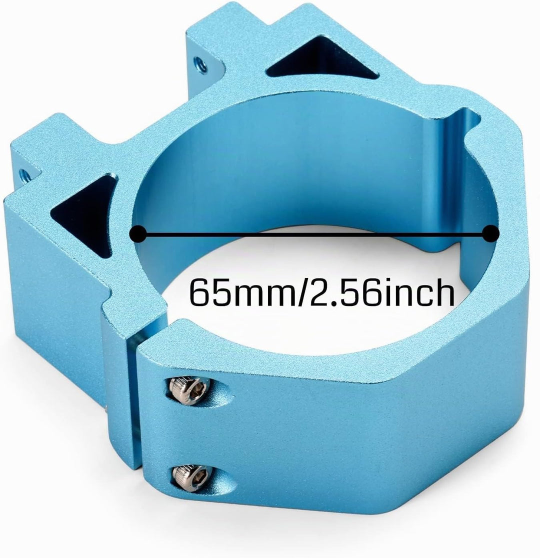 Aluminium CNC Spindelhalterung mit 65mm Durchmesser, Spindelhalterung für Genmitsu 3020 PRO MAX V2 &