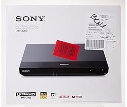 DYNASTAR Sony UBP-X700M 4K Ultra HD Region Free Blu-Ray Player Bundle mit HDMI
