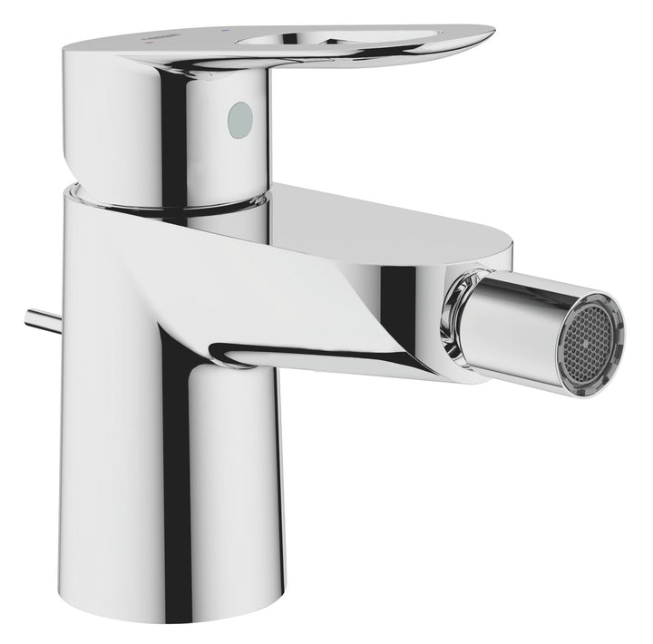 GROHE Bauloop - Einhand- Bidetbatterie (wassersparend, 1/2", mit Zugstange), chrom, 23338000