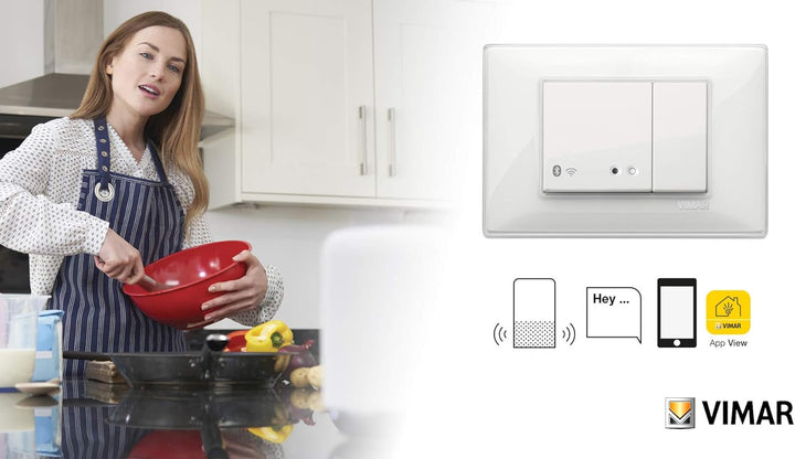 VIMAR 14597 Gateway View Wireless, Bluetooth wireless technology 4.2 WLAN, RGB-LED, Spannungsversorg