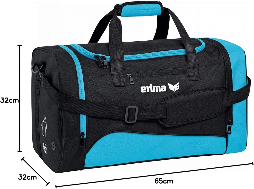 Erima Sporttasche Club 1900 2.0 Sporttasche Curacao/Schwarz L, Curacao/Schwarz L
