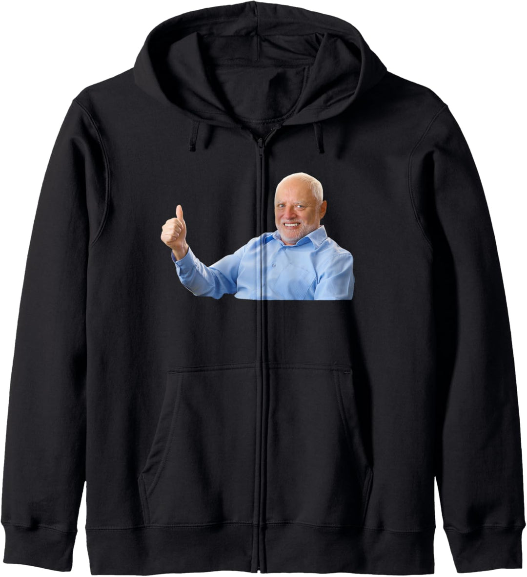 Hide The Pain Harold Funny Old Man Smiling Dank Meme Cool Kapuzenjacke